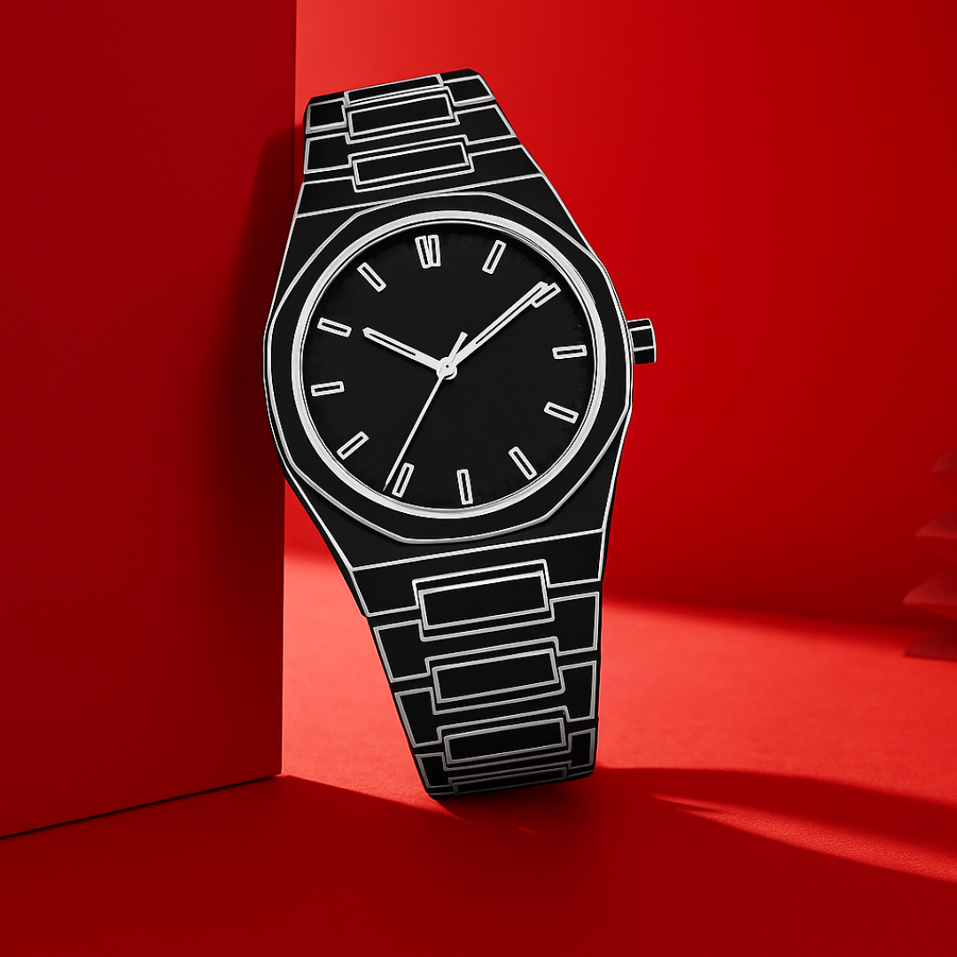 Noir Outline Watch